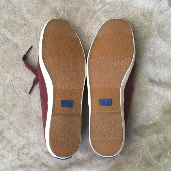 Burgundy Keds - Picture 2 of 2